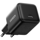 Incarcator retea Ugreen X512, 1x USB-C, Quick Charge 20 W, GaN, Black