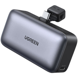 Ugreen PB503, 5000 mAh, 2x USB-C, 22.5 W, Display, Grey