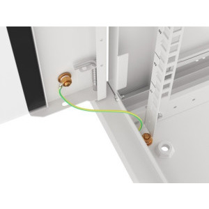 Lanberg WF01-6409-10S 9U, Wall mount, 600 x 450, Glass door, Gri