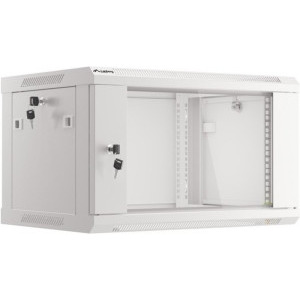 Lanberg WF01-6406-10S 6U, Wall mount, 600 x 450, Glass door, Gri