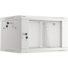 Lanberg WF01-6406-10S 6U, Wall mount, 600 x 450, Glass door, Gri