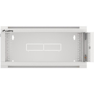 Lanberg WFFA-5604-10S 4U, Wall mount, 600 x 411, Glass door, Gri