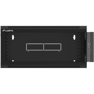 Lanberg WFFA-5604-10B 4U, Wall mount, 600 x 411, Glass door, Negru