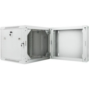 Lanberg WF02-6609-10S 9U, Wall mount, 600 x 600, Temper glass door, Gri
