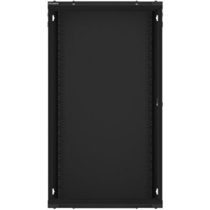 Lanberg WF01-6622-10B 22U, Wall mount, 600 x 600, Glass door, Negru