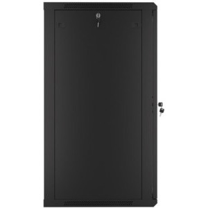 Lanberg WF01-6622-10B 22U, Wall mount, 600 x 600, Glass door, Negru