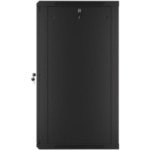 Lanberg WF01-6622-10B 22U, Wall mount, 600 x 600, Glass door, Negru