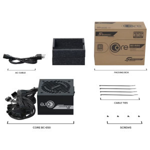 Seasonic Core BC-650-V2, 80+ Bronze, 650W