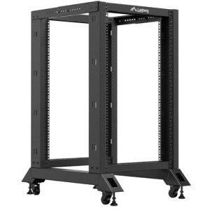 Lanberg OR01-6818-B 18U, Open rack, 600 x 800, Negru