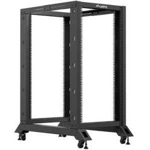 Lanberg OR01-6022-B 22U, Open rack, 600 x  1000, Negru