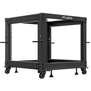 Lanberg OR01-6109-B 9U, Open rack, 600 x 600-1100, Reglabil, Negru