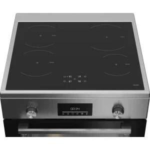 Beko FBSM69301SXT, Electric, 4 zone de gatit, Sistem de siguranta, Autocuratare hidrolitica, Steam Assisted Cooking, 3D Cooking, SteamShine, Clasa A, 60 cm, Inox