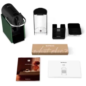 Nespresso by Krups Pixie Titan XN306310, 1260W, 19bar, 0.9L, Verde/Negru