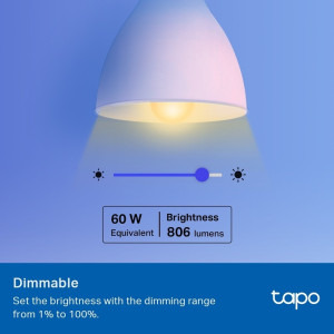 TP-LINK Bec LED Tapo L530E 8.7W E27 4buc