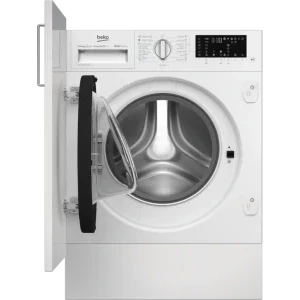 Beko incorporabila B5DBT68547W, Spalare 8 kg, Uscare 5 kg, 1400 RPM, Clasa D, ProSmart Inverter, SteamCure, Alb