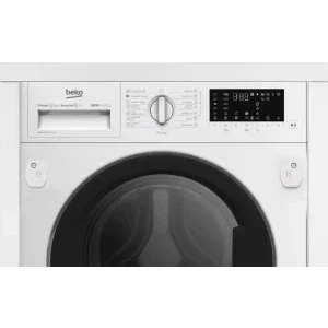 Beko incorporabila B5DBT68547W, Spalare 8 kg, Uscare 5 kg, 1400 RPM, Clasa D, ProSmart Inverter, SteamCure, Alb