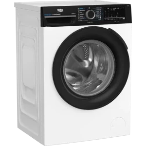 Beko BM3WFU48415WBPB, 8 kg, 1400 RPM, Clasa A, ProSmart Inverter, EnergySpin, SteamTherapy, SteamCure, Alb