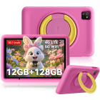 Tableta Blackview Tab 60 Pro Kids, Multi-touch 10.1 inch, T606 Octa Core 1.6GHz, 4GB RAM, 128GB flash, Wi-Fi, Bluetooth, GPS, LTE, Android 15, Rose Pink