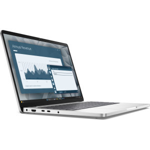 DELL 14'' Pro 14 PC14255, FHD+, Procesor AMD Ryzen™ AI 5 PRO 340 (16M Cache, up to 5.0 GHz), 16GB DDR5, 512GB SSD, AMD Radeon 840M, Win 11 Pro, Platinum Silver, 3Yr ProSupport