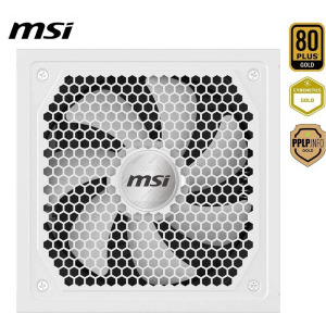 MSI MAG A1000GL PCIE5 WHITE, 80+ Gold, 1000W