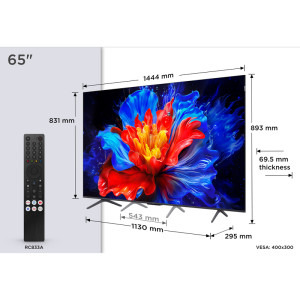TCL Smart TV QLED 65P8K Seria P8K 164cm 4K UHD HDR
