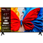 Televizor LED TCL Smart TV QLED 43S5K Seria S5K 108cm negru Full HD