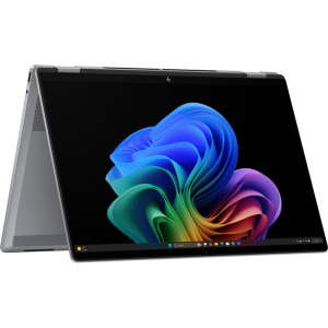 HP 16'' OmniBook X Flip 2-in-1 16-ar0016nn, 1920 x 1200 IPS Touch, Procesor AMD Ryzen™ Al 7 350 (16M Cache, up to 5.0 GHz), 24GB LPDDR5X, 1TB SSD, AMD Radeon 860M, Win 11 Home, Meteor Silver