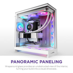 NZXT H9 Flow RGB, White