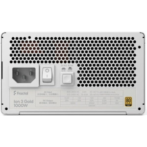 Fractal Design Ion 3 Gold, 80+ Gold, 1000W, White
