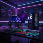 Gaming ZMEU Battle Pack AMD Ryzen 5 8600G (include PC Gaming, Monitor Gaming, Mouse, Tastatura, Casti, Mouse pad)