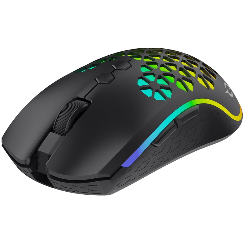 Mouse Gaming AQIRYS Polaris Wireless Black - PC Garage