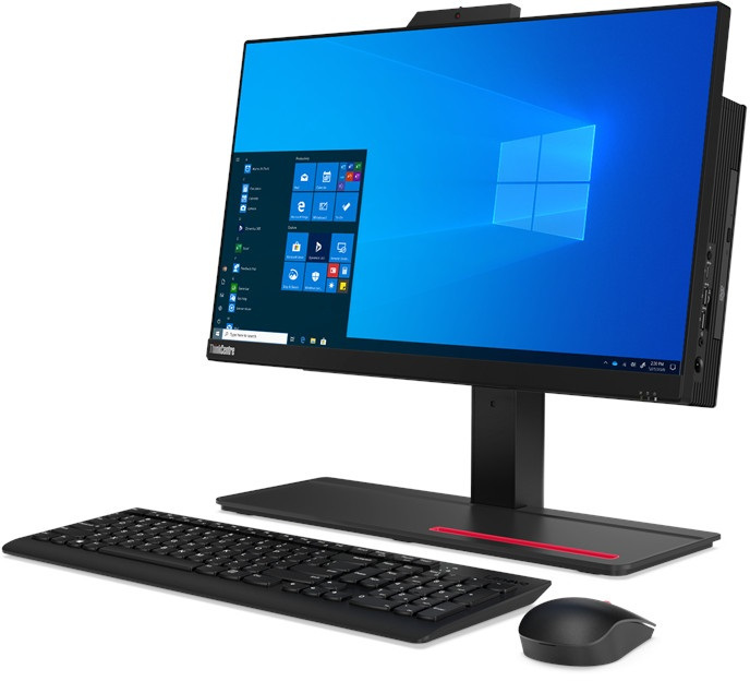 All-In-One PC Lenovo M70a, 21.5 inch FHD IPS, Procesor Intel® Core i3-10100 3.6GHz Comet Lake, 8GB RAM, 256GB SSD, UHD 630, Camera Web, Windows 10 Pro