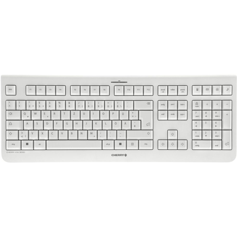 Tastatura Cherry KW 3000 Wireless [DE] Pale Grey