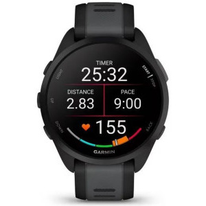Garmin Forerunner 165 Music, GPS/Wi-Fi, Black curea Silicon Slate Grey