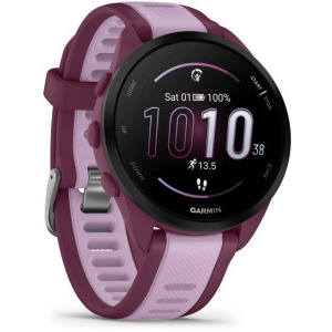 Garmin Forerunner 165 Music, GPS/Wi-Fi, Berry curea Silicon Lilac