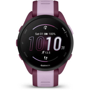 Garmin Forerunner 165 Music, GPS/Wi-Fi, Berry curea Silicon Lilac