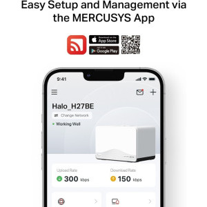 MERCUSYS 2.5Gigabit Halo H27BE Dual-Band WiFi 7 3buc
