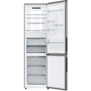 Candy ECN4CQTEX206, 409 L, Clasa E, No Frost, Circle Fresh, Fresh 0°C Area, Adaptive Humidity Area, hOn, Control electronic, 205 cm, Inox