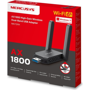 MERCUSYS MA72XH Dual-Band AX1800, Wi-Fi 6