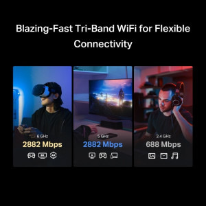 MERCUSYS MA37BE BE6500 Tri-Band Wi-Fi 7 Bluetooth 5.4