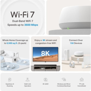 TP-LINK Gigabit Deco BE22 Dual-Band WiFi 7 2buc