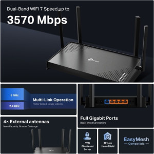 TP-LINK Gigabit Archer BE220 Dual-Band WiFi 7