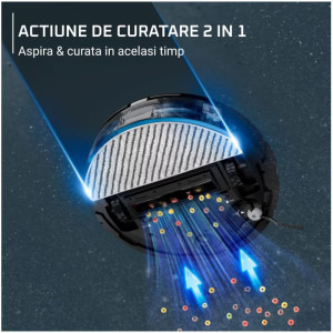 Rowenta X-Plorer Seria 85 RR87C5WH, Li-Ion, 6000Pa, 0.26L, Negru