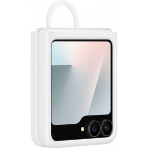 Samsung Protectie pentru spate Silicone White pentru Galaxy Flip7