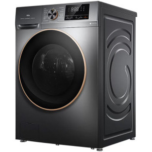 TCL FP1012SA0, 10 kg, 1200 RPM, Clasa A, Inverter, Steam Wash, Quick Wash, Drum Clean, Honeycomb Drum, Argintiu