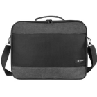 Natec Geanta Laptop Impala 2, 15.6 inch, 2 compartimente, sistem anti-shock, colectia Business, Negru, Gri inchis