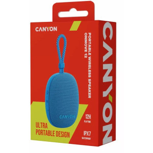 Canyon Boxa portabila OnMove 12 IPX7 TWS Blue