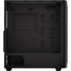 Corsair 480T Airflow Tempered Glass, PSU 650W Black