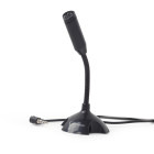 Microfon Gembird MIC-D-02, suport tip picior, Negru