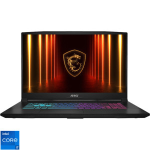 Laptop MSI Gaming 17.3 Katana 17 HX B14WEK, QHD 240Hz, Procesor Intel® Core™ i7 14650HX (30M Cache, up to 5.20 GHz), 16GB DDR5, 1TB SSD, GeForce RTX 5050 8GB, Free DOS, Black